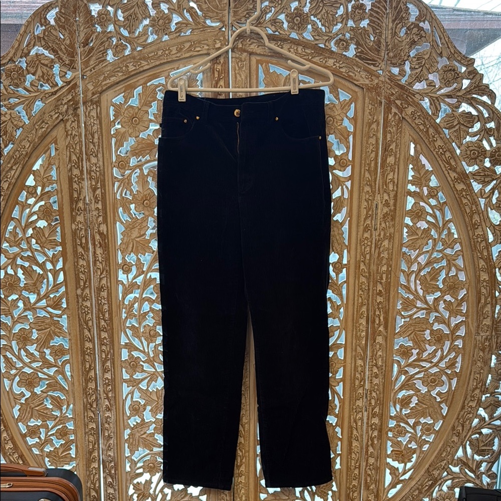 Women's navy blue corduroy Jeans